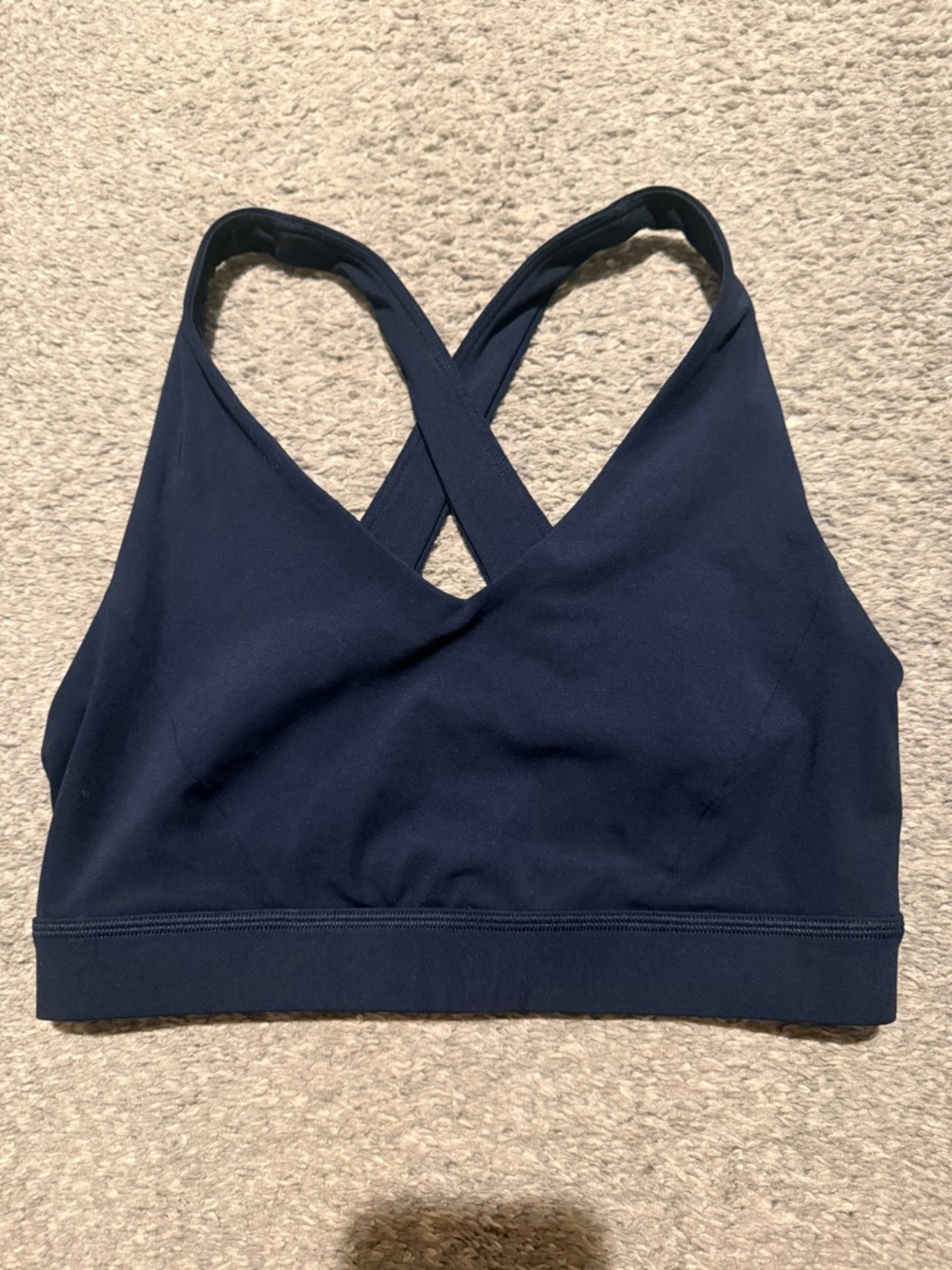 lululemon athletica Navy Cross-Back Sports Bra